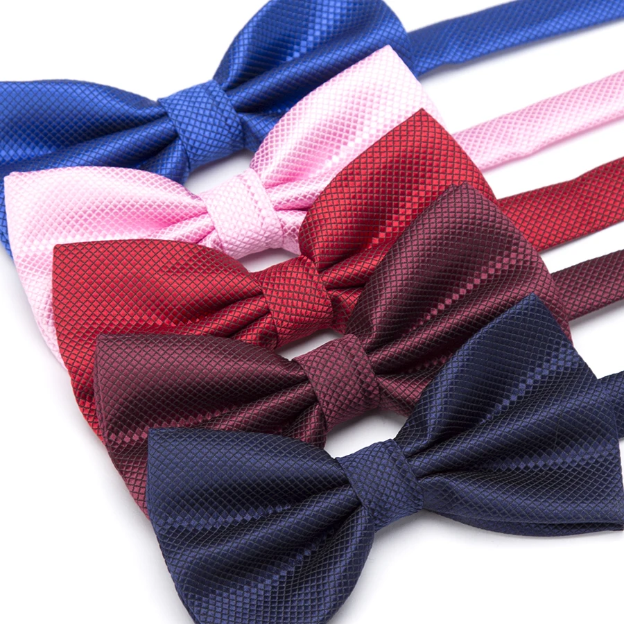 XGVOKH Men Ties Fashion Butterfly Party Wedding Bow Tie for Boys Girls Candy Solid Color Bowknot Accessories Bowtie