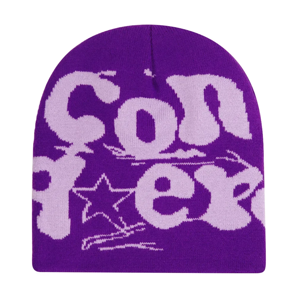Y2K lettre tricoté hiver automne bonnet hommes femmes Kanye bonnets Gorras Hombre haut chaud ski chapeau oreille chapeaux Hip Hop Skullcap