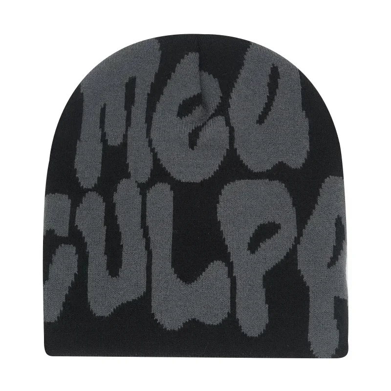 Fashion Letter Beanie Cargo Y2K Cap for Men Women Kanye Beanies Canada Winter Knitted Gorras Hombre Top Keep Warm Hat Outdoor