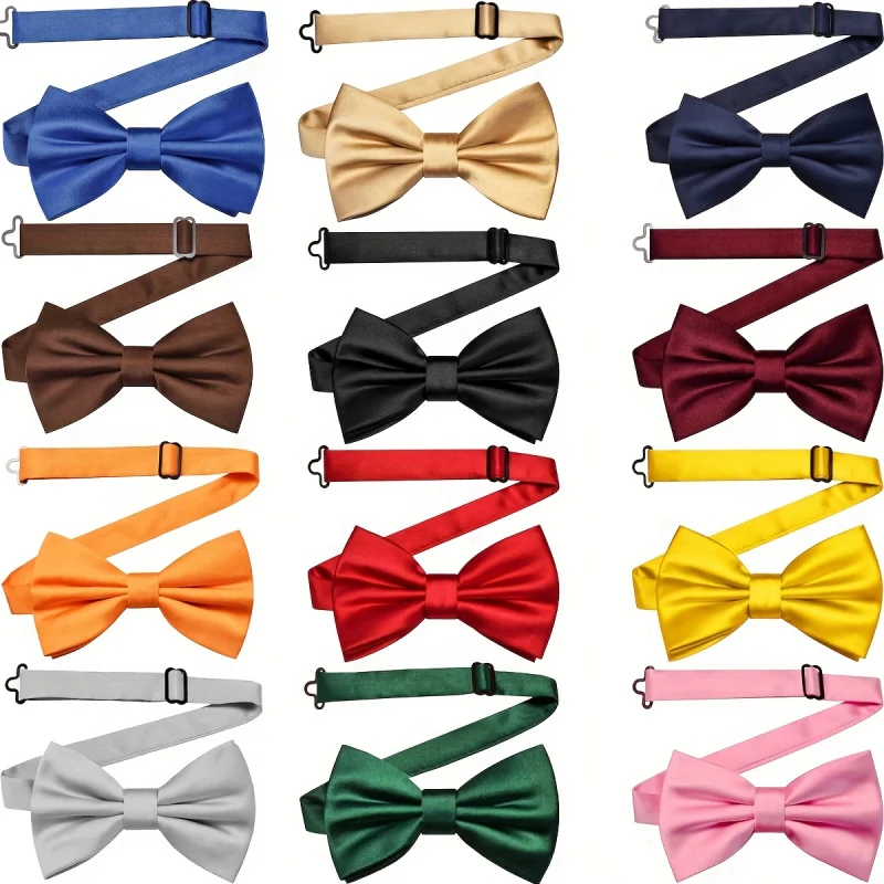 Men's and Women's Adjustable Bow Tie-Slim Fit Formal Wear with Secure Straps,Suitable for Wedding,Parties,Christmas,Thanksgiving