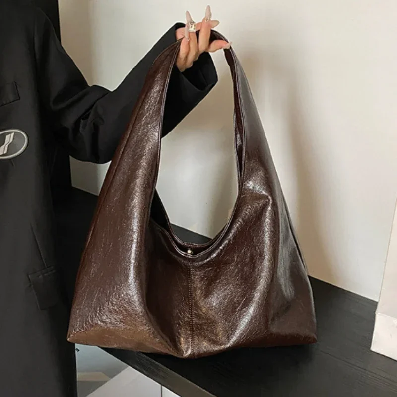 Bolsos Hobo de cuero PU de gran capacidad para axila, bolso de hombro para otoño e invierno para mujer, nueva tendencia Y2K, bolsos y monederos, 2026