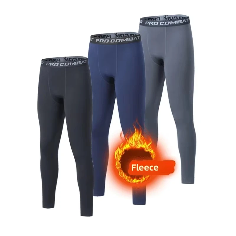 Winter Men's Warm Underwear Men's Wool Tight Pants Warm Pants Heat Shrink Underpants Men's Warm Pants