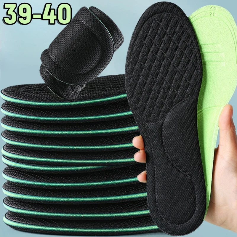 2/20pcs Soft Memory Foam Orthopedic Insoles Deodorizing Insole for Shoes Sports Absorbs Sweat Antibacterial Shoe Accessories