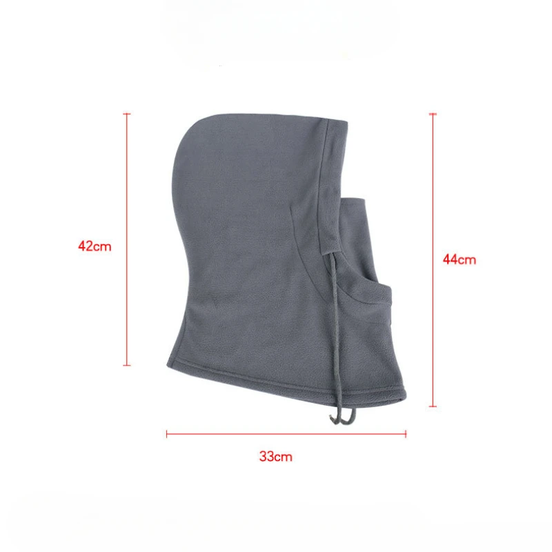 Cagoule polaire chaude pour hommes et femmes, masque facial d'hiver, chauffe-cou, casquette à capuche, coupe-vent, couvre-tête thermique, bonnets Bandana
