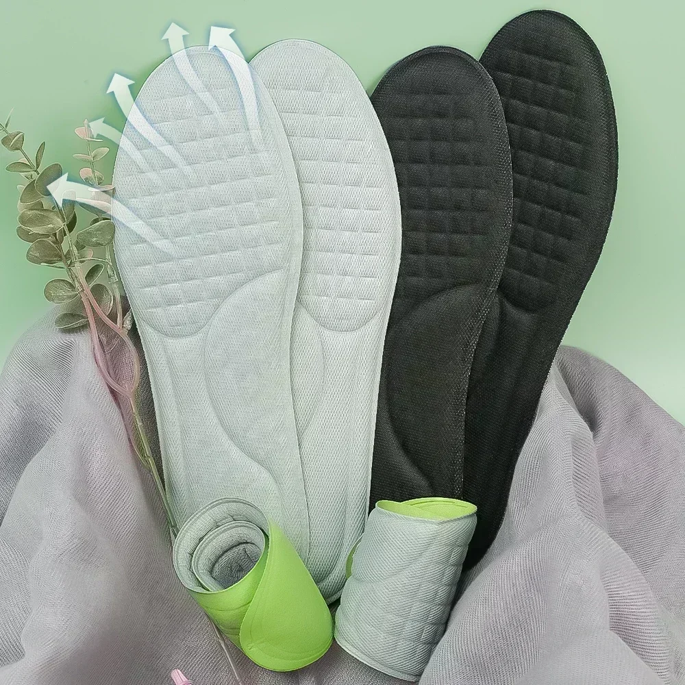 2/20pcs Soft Memory Foam Orthopedic Insoles Deodorizing Insole for Shoes Sports Absorbs Sweat Antibacterial Shoe Accessories