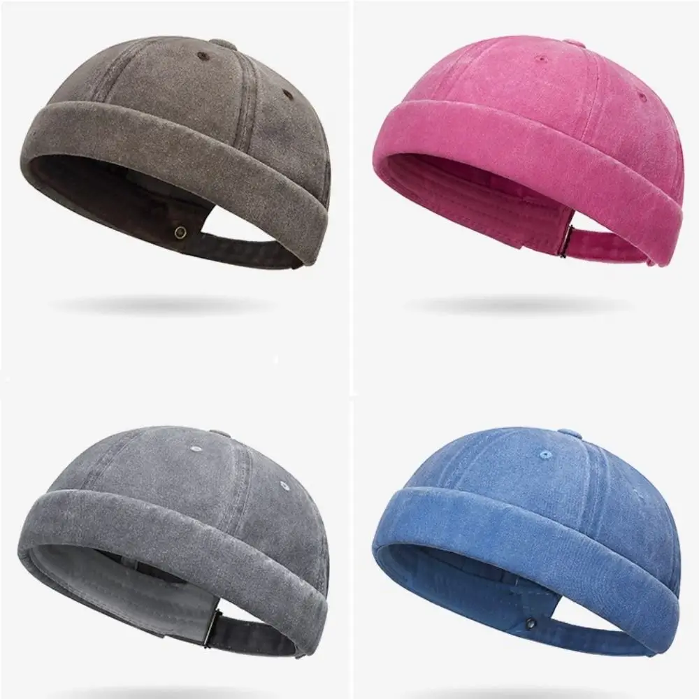 Fashion Hip Hop Beanie Street Hat Men Skullcap Women Spring Brimless Baggy Melon Cap Cuff Docker Fisherman Beanies Hats