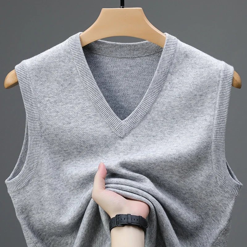Chaleco de Suéter Casual para Hombre 2026, Cálido y Cómodo, Ropa de Abrigo de Moda para Otoño e Invierno
