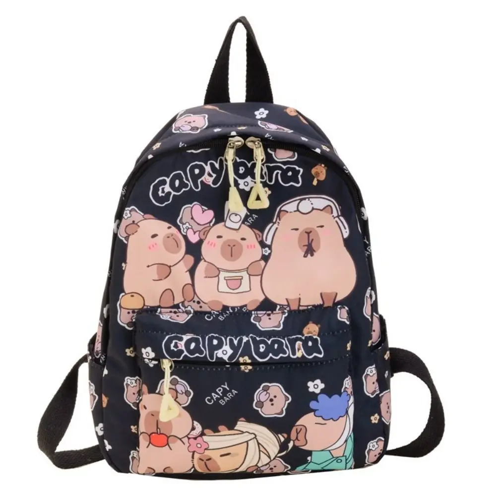 Mignon grande capacité Capybara sac à dos dessin animé respirant étudiant cartable en Nylon ultra-léger livre sac retour à l'école femmes fille
