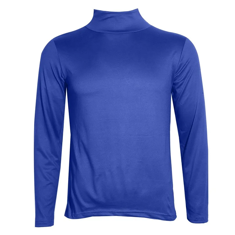 Thermal Underwear Tops Men Spring Clothes Thermal Shirt Autumn Men's Winter Tights High Neck Thin Slim Fit Long Sleeve T-shirt