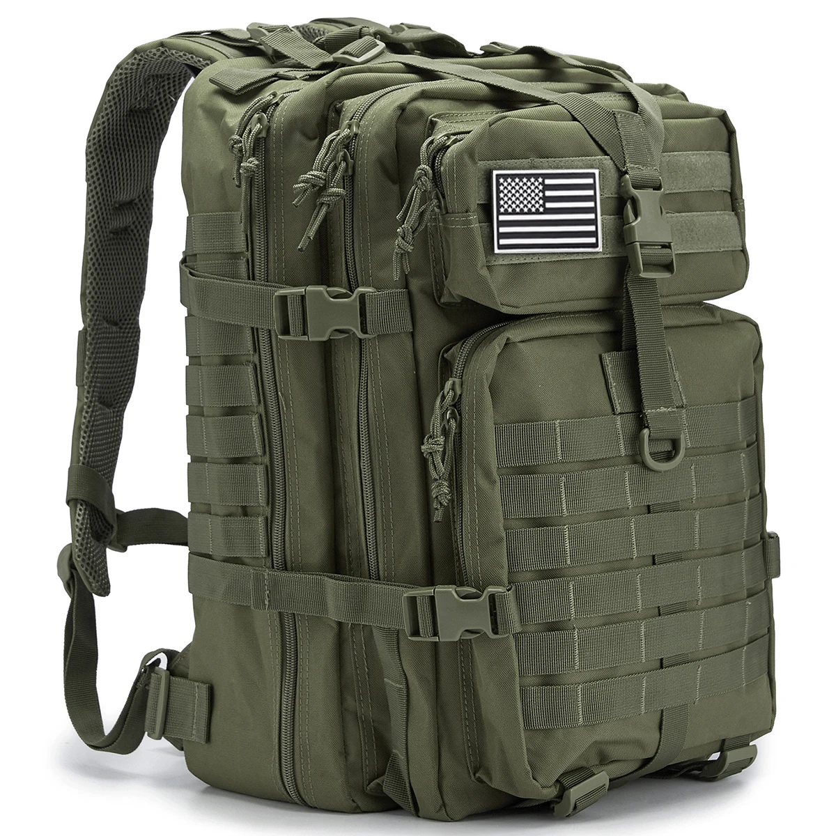 Mochilas tácticas de 30/50L para hombre, bolsas de supervivencia al aire libre, paquete de asalto 3P, paquete EDC Molle para senderismo y caza