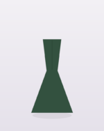 Elise Wrap Midi Dress in Forest