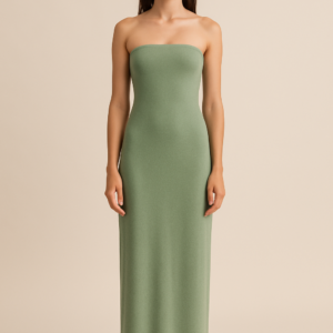 Esme Strapless Maxi Dress in Sage