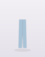 Etta Straight-Leg Jeans in Powder Blue