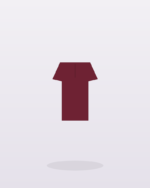 Odette Satin Going-Out Top in Burgundy