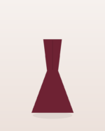 Sienna Cocktail Dress in Burgundy